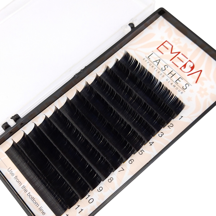 Best-selling Flat Eyelash Extensions High Quality Korean Silk Extension Li21